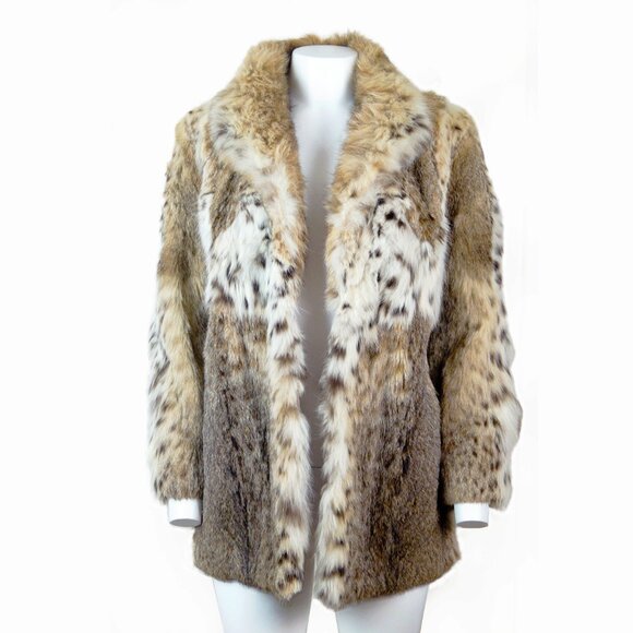 Florida Fur Fashions Jackets & Blazers - Custom genuine fur bob lynx coat with separate hood